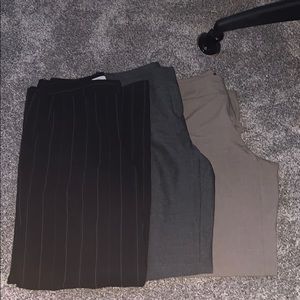 3 pairs of Professional Stretchy Women Work Slacks